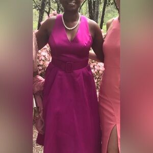 Pink semi formal dress sz 4